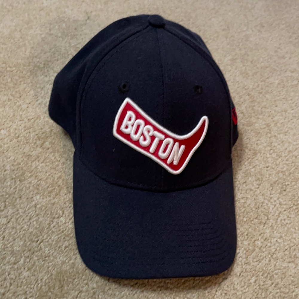 Boston Red Sox Cooperstown Collection fitted hat.